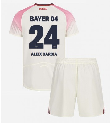 Bayer Leverkusen Aleix Garcia #24 Replika Babytøj Udebanesæt Børn 2025-26 Kortærmet (+ Korte bukser) Bayer Leverkusen Aleix Garcia #24 Replika Babytøj Udebanesæt Børn 2025-26 Kortærmet (+ Korte bukser)